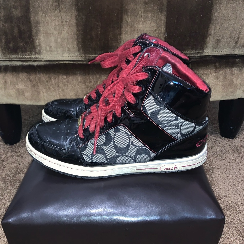 Women's Coach "Norra" High-Top Sneakers (Size 9.0)